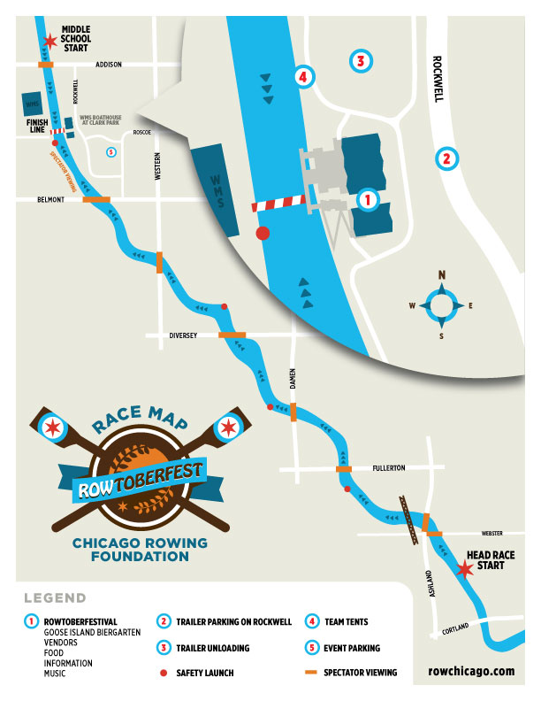 ROWtoberfest Race Course and Site Map