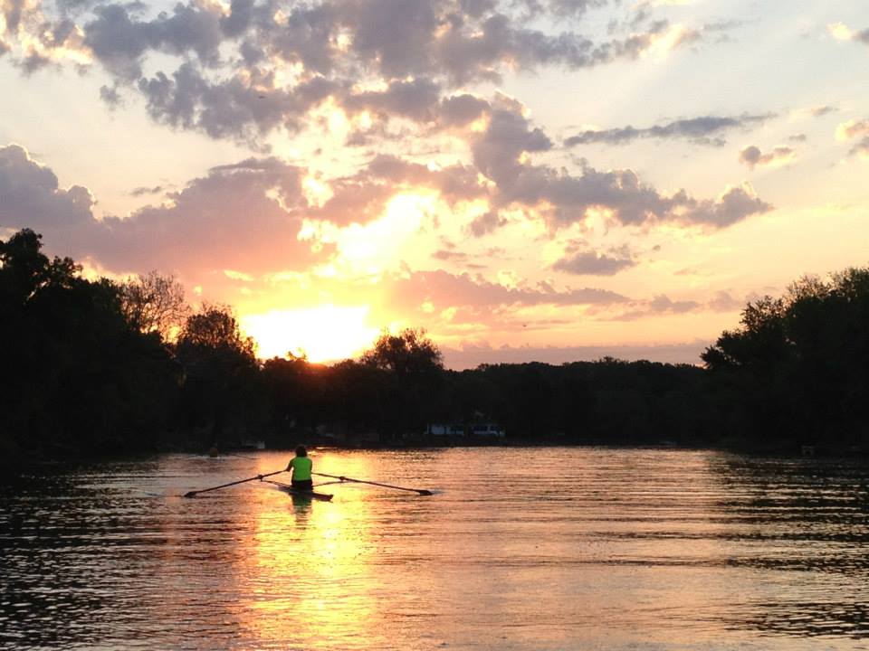 Sunrise on the Iowa River