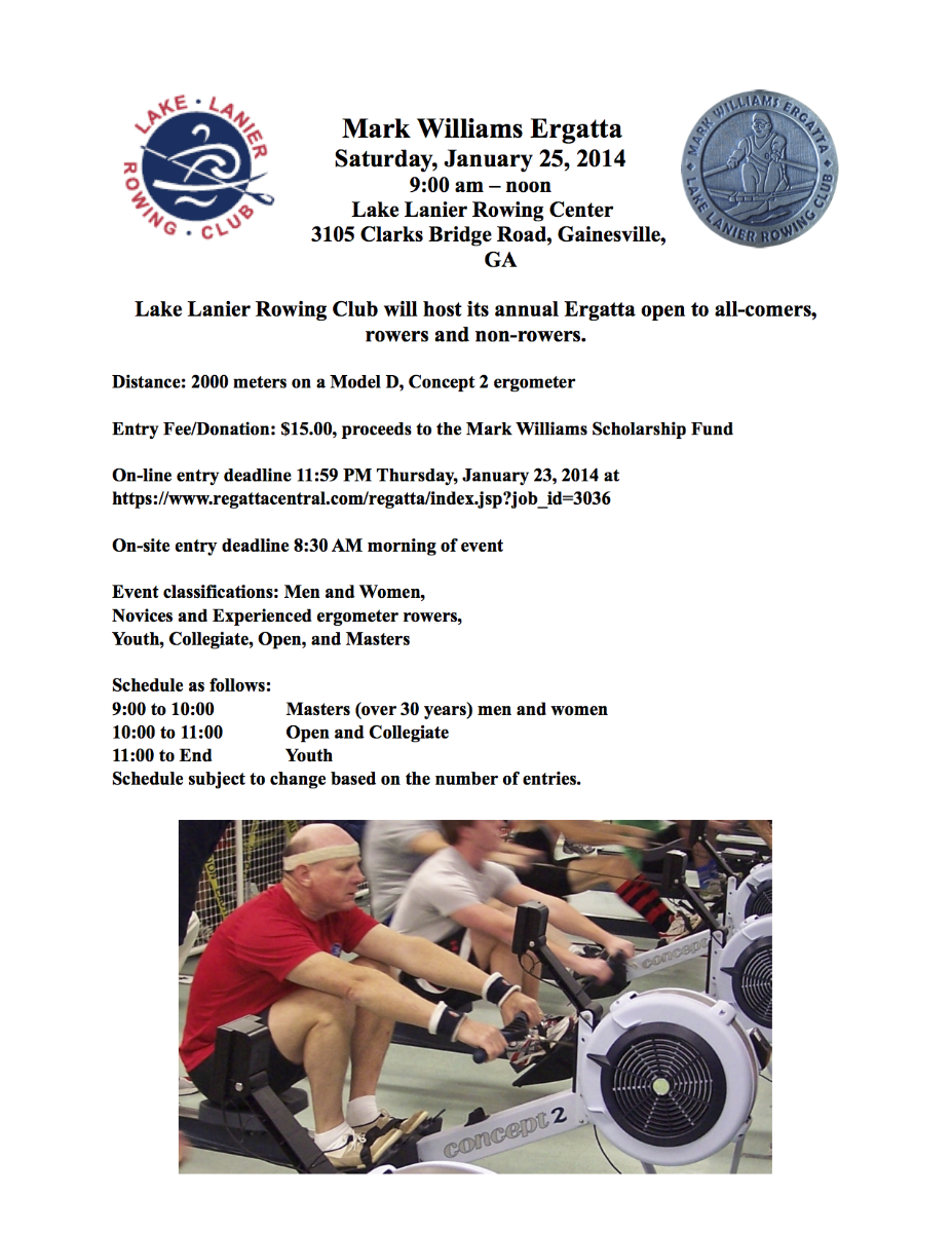 Announcement for 2014 Mark williams Ergatta